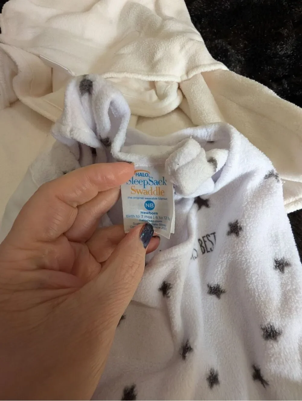 Lot of 2 HALO Sleepsack Swaddle, Micro-Fleece, , Newborn